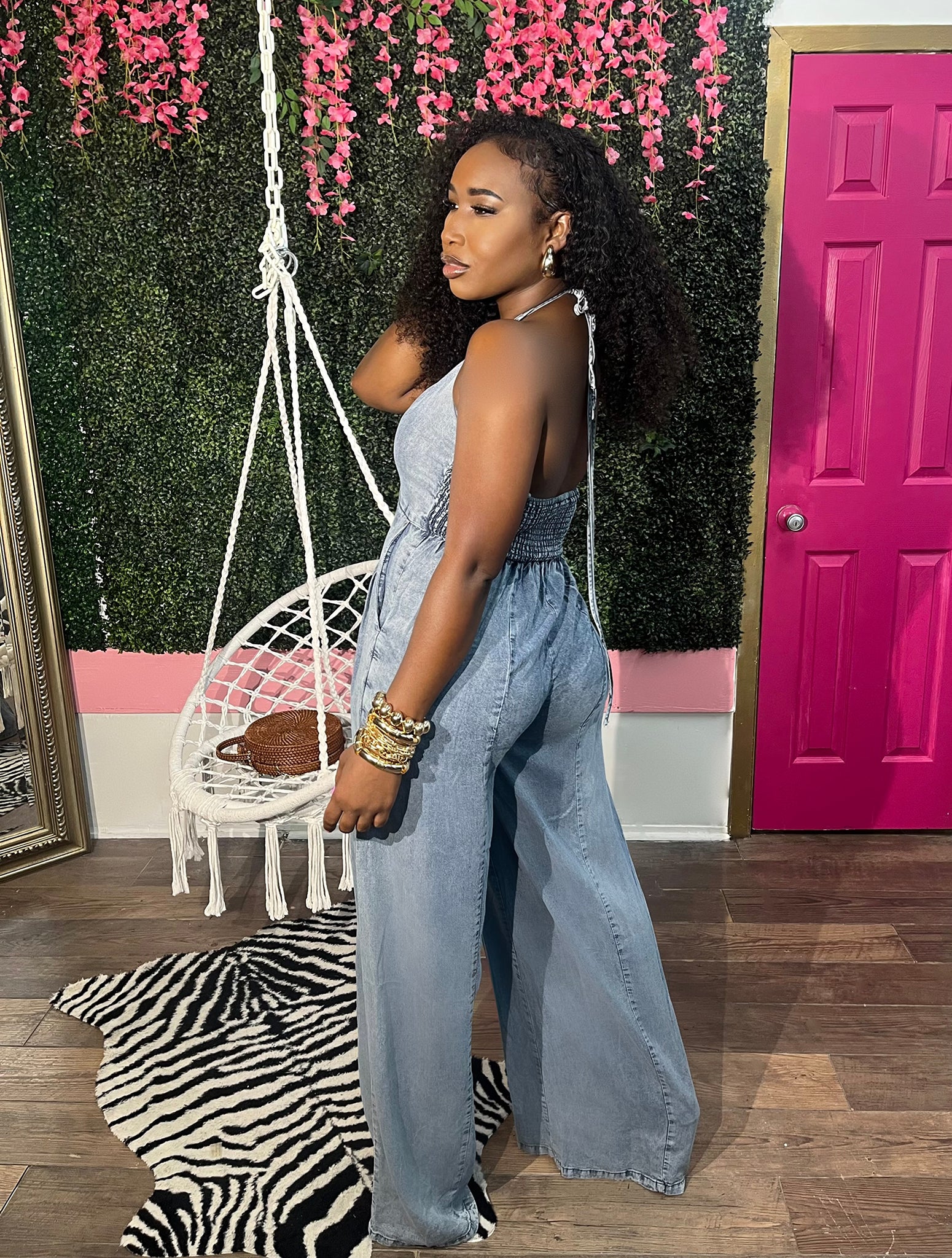 That Denim Jumpsuit ￼