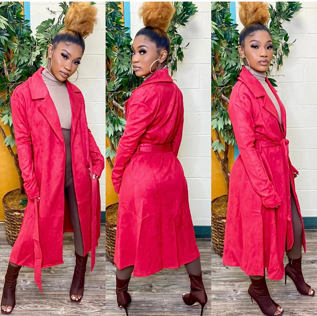 Eve Long Coat (Red)